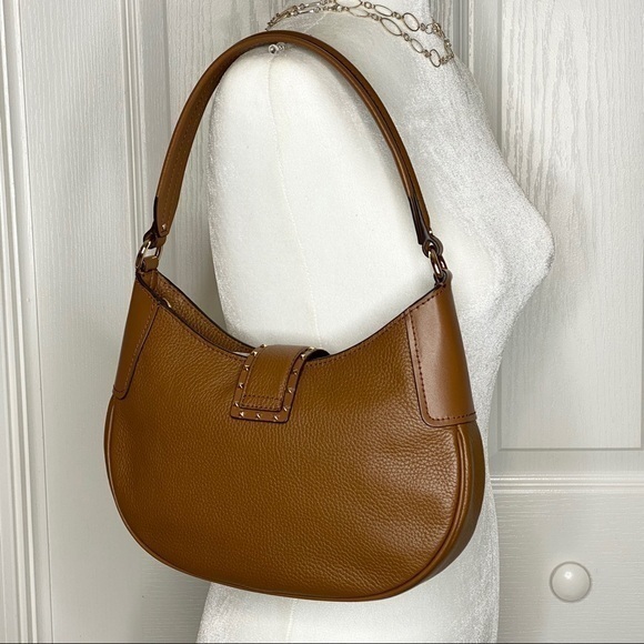 MICHAEL KORS Brown Leather Shoulder Handbag NWT - Picture 8 of 13